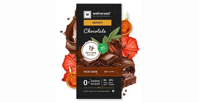 Ketofy All Natural SugarFree Intense Dark Chocolate